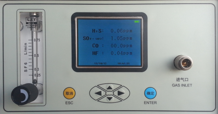 SF6气体分解产物测试仪(图1) SF6气体分解产物测试仪(图1)