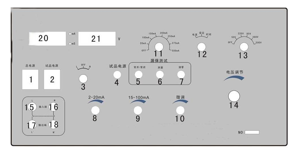 剩余电流测试仪详细说明(图2)